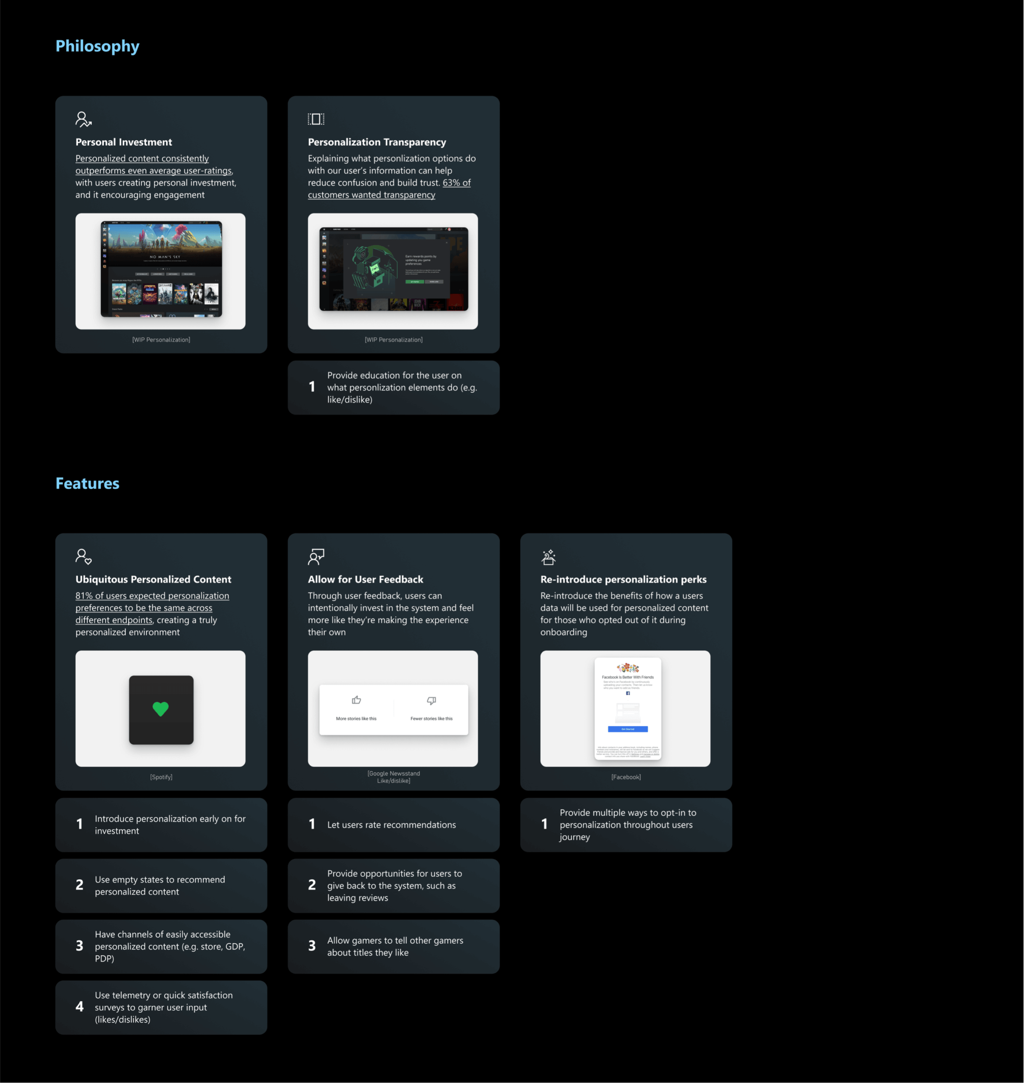 Personalization Summary